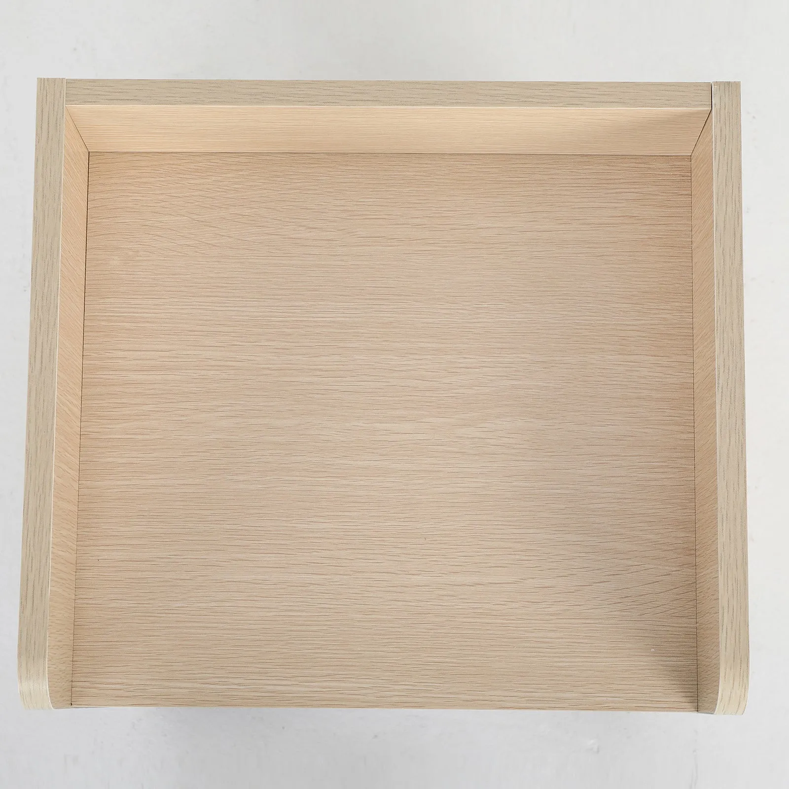 2x Bedside Table | Side Storage Cabinet | Nightstand | Bedroom 1 Drawer | 2 Shelf | LARK | Oak