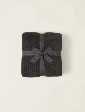CozyChic® Waffle Throw - Carbon