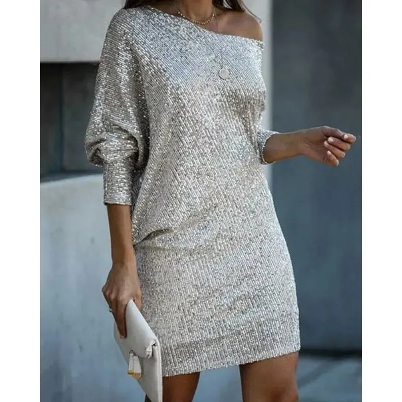ELODINE - SHIMMERING COCKTAIL DRESS