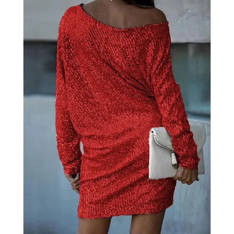 ELODINE - SHIMMERING COCKTAIL DRESS