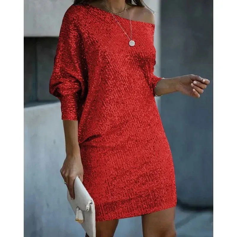 ELODINE - SHIMMERING COCKTAIL DRESS