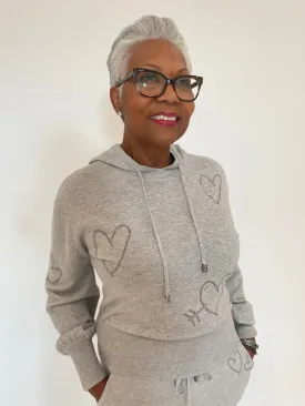 Heart Hot Fix Hoodie - Chromium