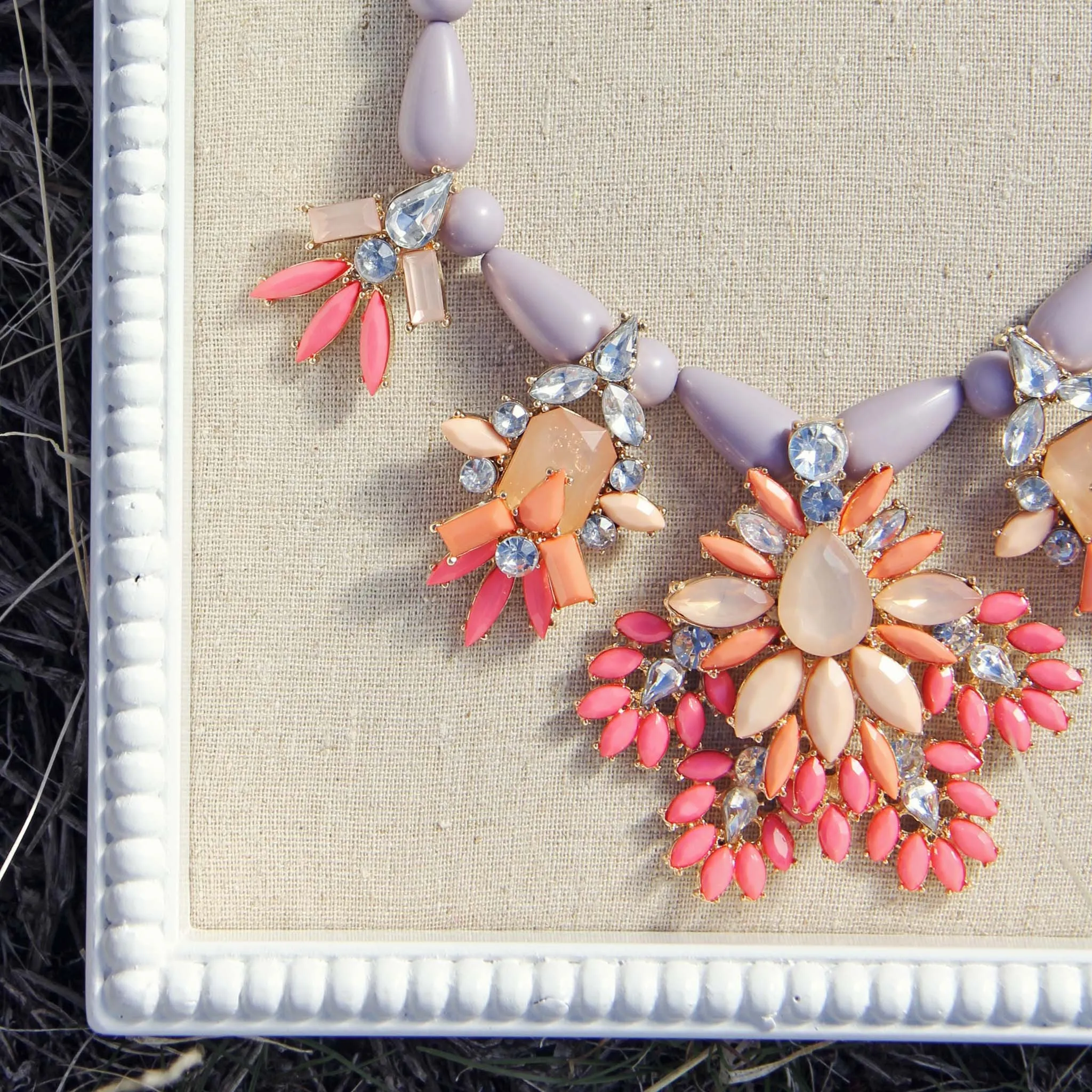Hive & Honey Necklace in Lilac