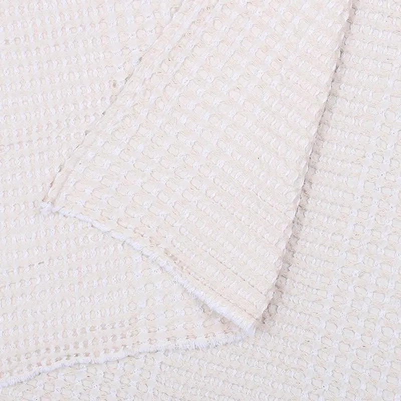 Karakoram Throw - Natural & White
