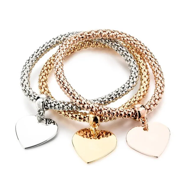 LongWay Vintage Designer Austrian Rhinestones Gold Color Tree of Life Charm Bracelets Popcorn Chain Jewelry For Women SBR160104