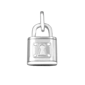 Love Lock Charm Silver