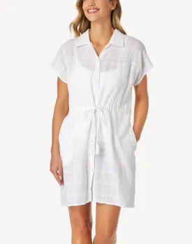 Paradise Button Up Cover Up