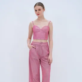 Poppy Shimmering Bralette