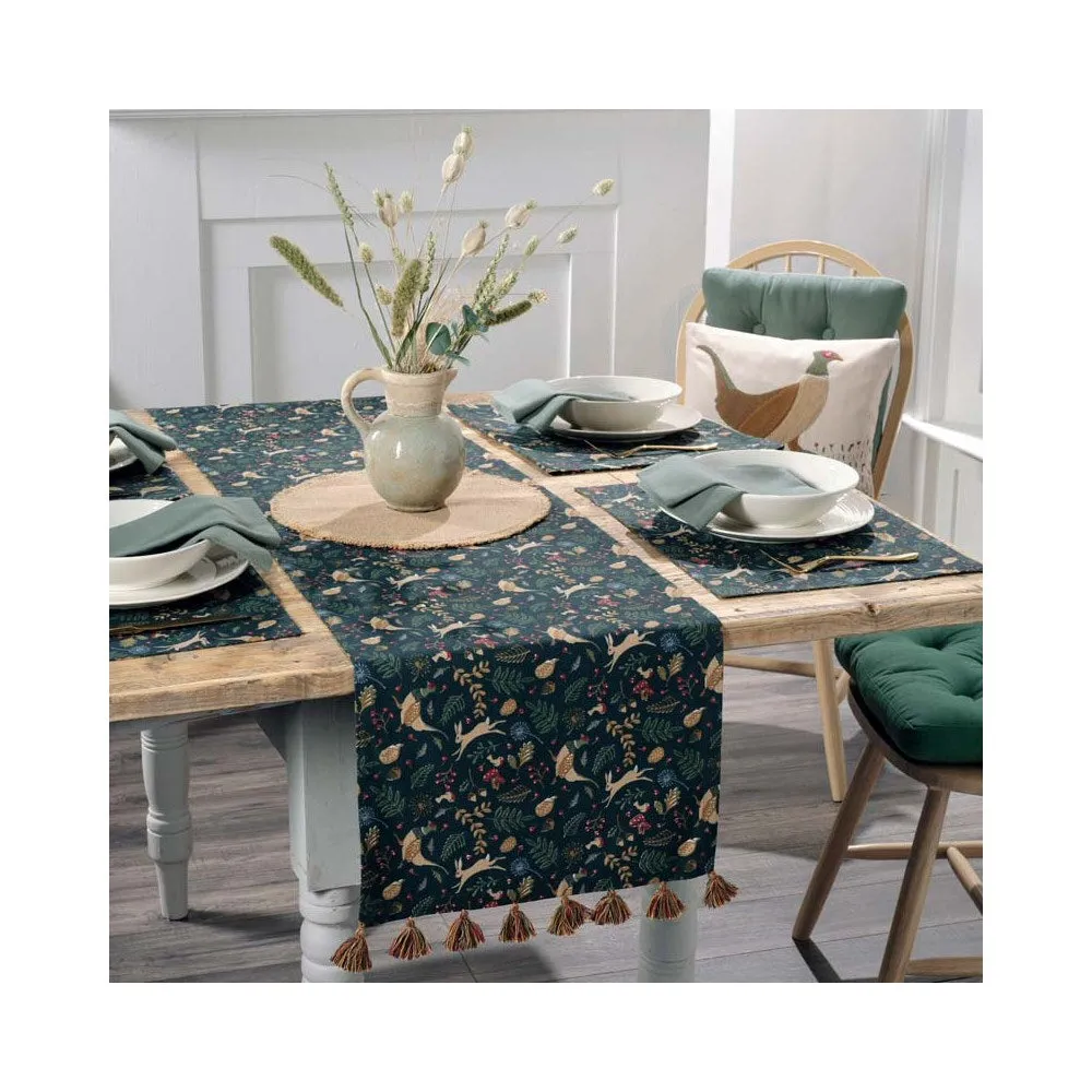 Walton & Co 180cm x 40cm Enchanted Forest Table Runner
